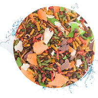 Produktbild von Warnick´s Tierfutterservice Fischfreude 360° Hauptfutter für Fische mit Insekten und Krebsen 5 Liter Eimer