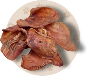 Warnick´s Tierfutterservice Schweineohren getrocknet Monoprotein Hundesnack für erwachsene Hunde naturbelassen – Bild 1 von 4
