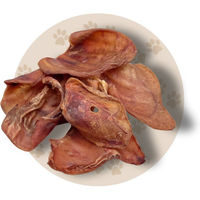 Produktbild von Warnick´s Tierfutterservice Schweineohren getrocknet Monoprotein Hundesnack für erwachsene Hunde naturbelassen