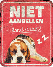 Warnschild Beagle D&D Home – Bild 1 von 1