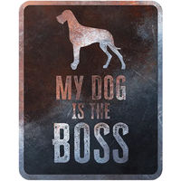 Produktbild von Warnschild Danish Dog D&D Home für große Rassen