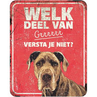 Produktbild von Warnschild Danish Dog D&D Home Groß