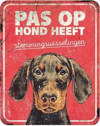 Produktbild von Warnschild Dobermann D&D Home
