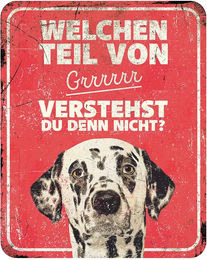 Produktbild von Warnschild Dobermann D&D Home für große Rassen