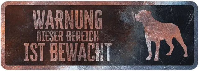 Produktbild von Warnschild Englischer Terrier D&D Home