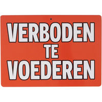 Produktbild von Warnschild Red Horse aus Metall in Rot