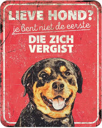 Produktbild von Warnschild Rottweiler D&D Home