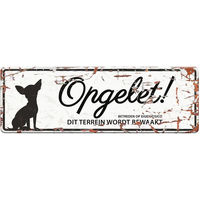 Produktbild von Warntafel Mini Chihuahua D&D Home