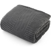Produktbild von Waschbare Hundedecke und Katzendecke aus Fleece in Grau für große Hunde und Katzen 120x100 cm