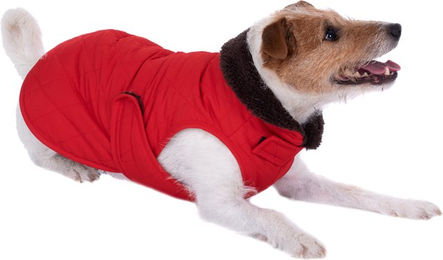 Wasserabweisender Hundemantel mit Steppmuster und weichem Innenfutter für alle Altersstufen – Bild 1 von 7