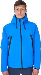 Produktbild von Wasserdichte Reitjacke Equestro X Fise für Herren in Blau Grösse XL
