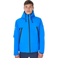 Produktbild von Wasserdichte Reitjacke Equestro X Fise für Herren in Blau Grösse XXL