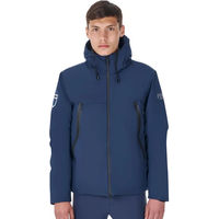 Produktbild von Wasserdichte Reitjacke Equestro X Fise für Herren in Blau Grösse XXL