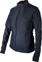 Produktbild von Wasserdichte Reitjacke Karlslund Stjarna für Damen aus Nylon in Schwarz oder Blau