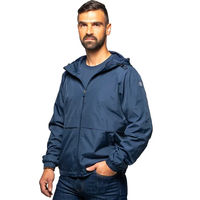 Produktbild von Wasserdichte Reitjacke mit Kapuze Flags&Cup Gregorio Damen Blau