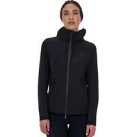 Produktbild von Wasserdichte Reitjacke mit Kapuze für Damen von Equestro Ridertechnology in Schwarz XS