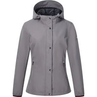 Produktbild von Wasserdichte Reitjacke mit Kapuze Imperial Riding Joyous Damen Grau XS