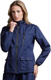 Produktbild von Wasserdichte Reitjacke Premier Equine Petra Duo für Damen in Blau Größe 38