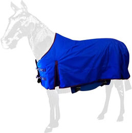 Wasserdichte und robuste Pferdedecke Zaldi 1200D aus Polyester in Blau Größe XL – Bild 1 von 1