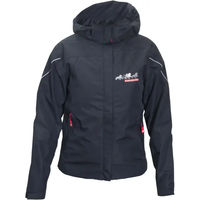 Produktbild von Wasserdichte Unisex Reitjacke Karlslund Hella in Schwarz und Blau Größe XXL