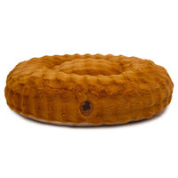 Produktbild von Wau-Bed Cozy Bubble Hundebett mit Memory Foam in Gelb Mustard Oval Größe L 120x100cm