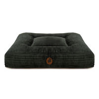 Produktbild von Wau-Bed Hundebett aus Cord in Linde Eckig Größe M 100x80cm