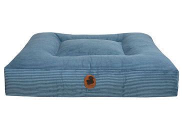 Produktbild von Wau-Bed Hundebett Cord Jeans Blau Eckig XL 140x120cm