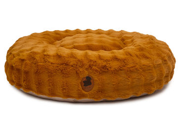 Produktbild von Wau-Bed Hundebett Cozy Bubble Mustard Oval M 100x80cm Gelb aus Viskose