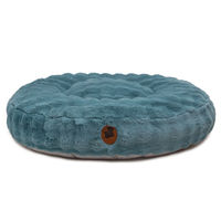 Produktbild von Wau-Bed Hundebett Cozy Bubble Petrol Blau mit Memory Foam für Gelenke Größe S 80x60cm