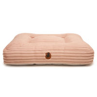 Produktbild von Wau-Bed Hundebett Kuschelcord Big Salmon Eckig Rosa Größe S 80x60cm