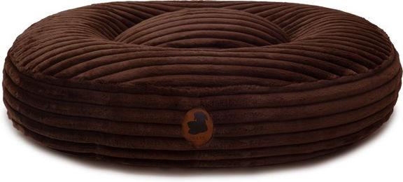 Wau-Bed Hundebett Kuschelcord Braun Oval Größe L 120x100cm – Bild 1 von 1