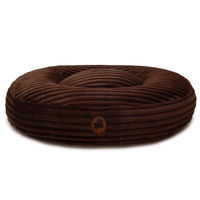 Produktbild von Wau-Bed Hundebett Kuschelcord Braun Oval Größe M 100x80cm