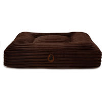 Produktbild von Wau-Bed Hundebett Kuschelcord Eckig Big Brown L 120x100cm