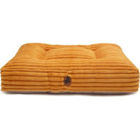 Produktbild von Wau-Bed Hundebett Kuschelcord Eckig Mustard Größe M 100x80cm