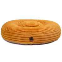 Produktbild von Wau-Bed Hundebett Kuschelcord Gelb Mustard Oval XL 140x120cm