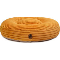 Produktbild von Wau-Bed Hundebett Kuschelcord Mustard Oval Größe M 100x80cm
