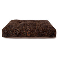 Produktbild von Wau-Bed Hundebett Leo Leo Bronze Braun Eckig mit Memory Foam Größe M