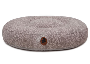Produktbild von Wau-Bed Hundebett Leo Leo Stone Oval XL 140x120cm Grau mit Memory Foam