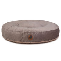 Produktbild von Wau-Bed Hundebett mit Memory Foam in Light Brown Oval Größe S 80x60cm