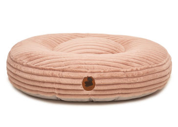 Produktbild von Wau-Bed Hundebett Wechselbezug aus Kuschelcord in Salmon Rosa Oval Größe M 100x80cm