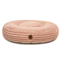 Produktbild von Wau-Bed Hundebett Wechselbezug aus Kuschelcord in Salmon Rosa Oval Größe M 100x80cm