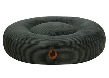 Produktbild von Wau-Bed Hundebett Wechselbezug Cord Grün Oval Größe L 120x100cm