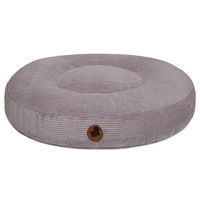 Produktbild von Wau-Bed Hundebett Wechselbezug Cord Light Grey Oval Grösse L 120x100cm