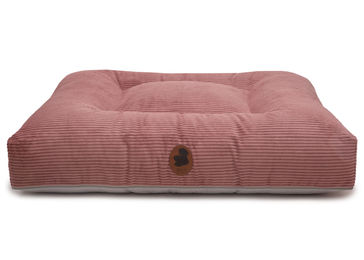 Produktbild von Wau-Bed Hundebett Wechselbezug Cord Rosa Eckig Größe L 120x100cm