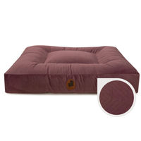 Produktbild von Wau-Bed Hundebett ZickZack Mauve Oval M 100x80cm mit Memory Foam