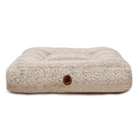 Produktbild von Wau-Bed Khaleesi Eckiges Hundebett mit Memory Foam in Beige XL 140x120cm
