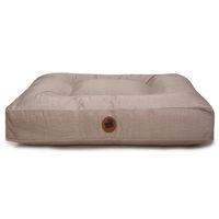 Produktbild von Wau-Bed Pets Friendly 2.0 Hundebett mit Memory Foam in Taupe Eckig Größe M 100x80cm