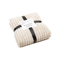 Produktbild von Wau-Blanket Hundedecke aus Cord in Beige Größe S 80x60cm OEKO-TEX Standard 100