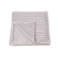 Produktbild von Wau-Blanket Hundedecke aus Cord in Grau Größe S 80x60cm OEKO-TEX 100 zertifiziert