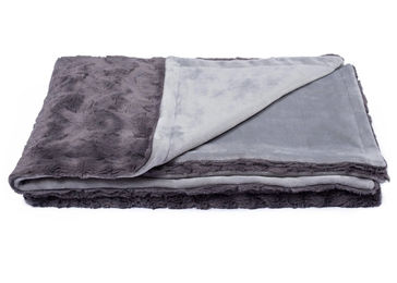 Produktbild von Wau-Blanket Hundedecke OEKO-TEX 100 Grau Größe S 80x60cm